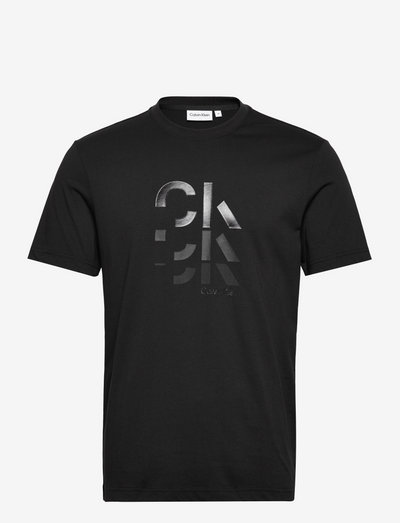GRAPHIC TRIPLE LOGO T-SHIRT - t-shirts à manches courtes - ck black