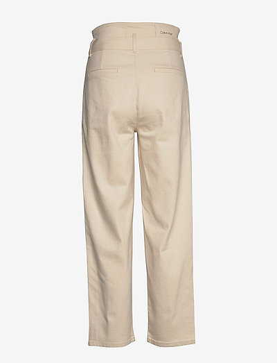 calvin klein paper bag pants