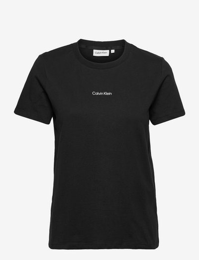 MICRO LOGO REGULAR T-SHIRT - t-shirts - ck black