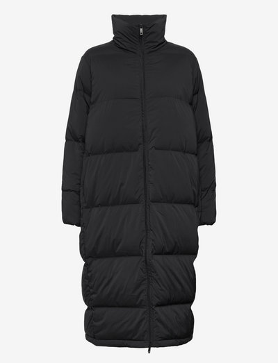SEAMLESS LOFTY MAXI COAT - Žieminiai paltai - ck black