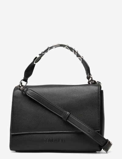 calvin klein flap shoulder bag