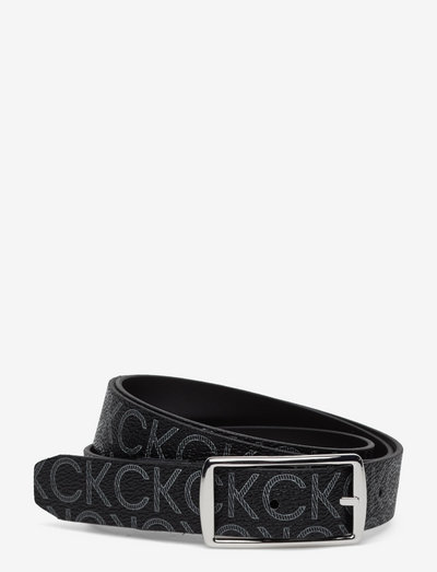 CK MUST REV BRIDGE BELT 25MM - accessoires - black / black mono