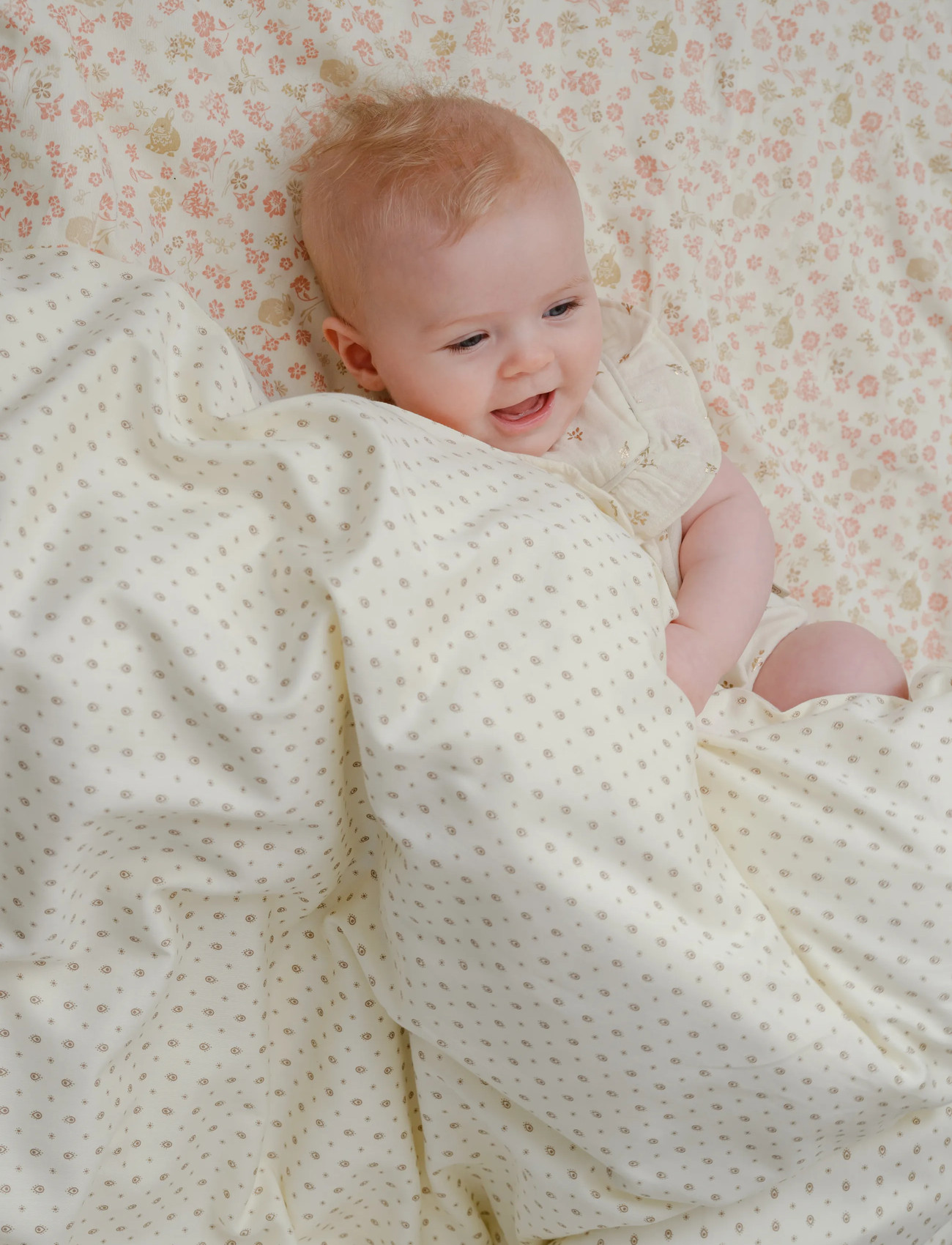 Cam Cam Copenhagen Bedding Set, Baby, 70X100cm - Gots - Carousel, One Size, Cream, Sengetekstiler > Sengesæt, Unisex