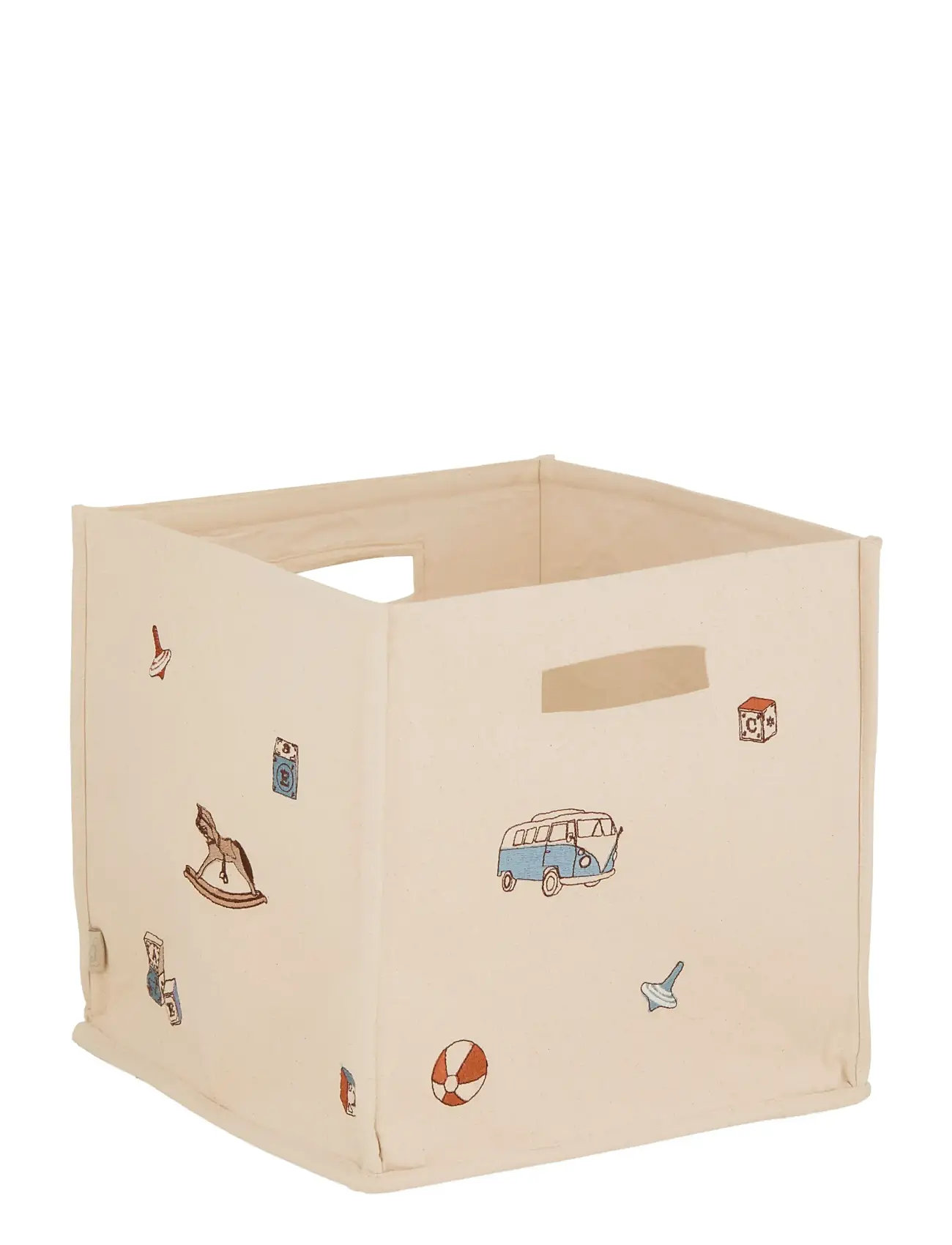 Cam Cam Copenhagen Canvas Storage Basket - Gots - Vintage Legetøj, One Size, Cream, Opbevaring > Opbevaringskurve, Børn