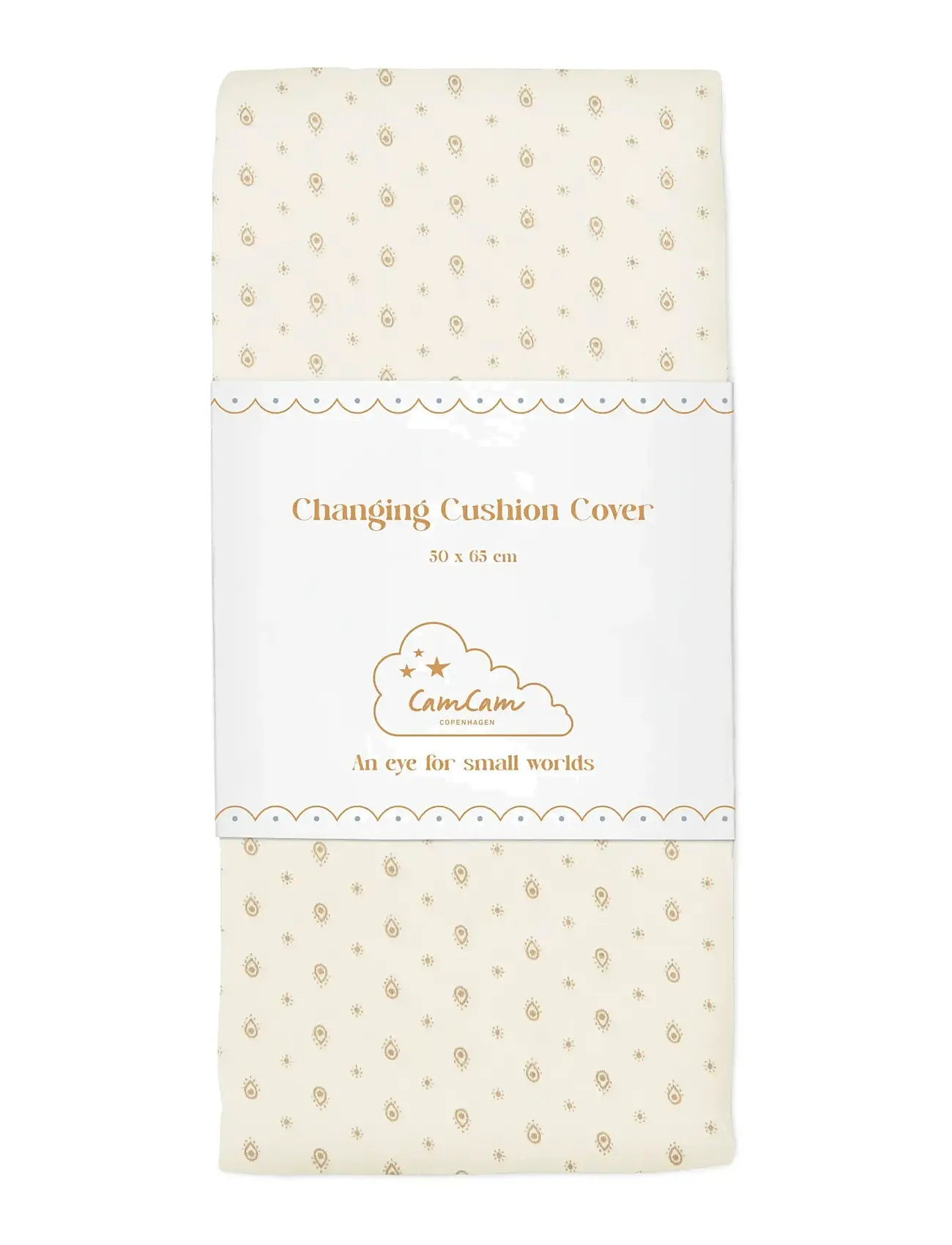 Cam Cam Copenhagen Changing Cushion Cover - Ocs, One Size, Cream, Puslemåtter Og -Underlag > Betræk Til Pusleunderlag, Børn
