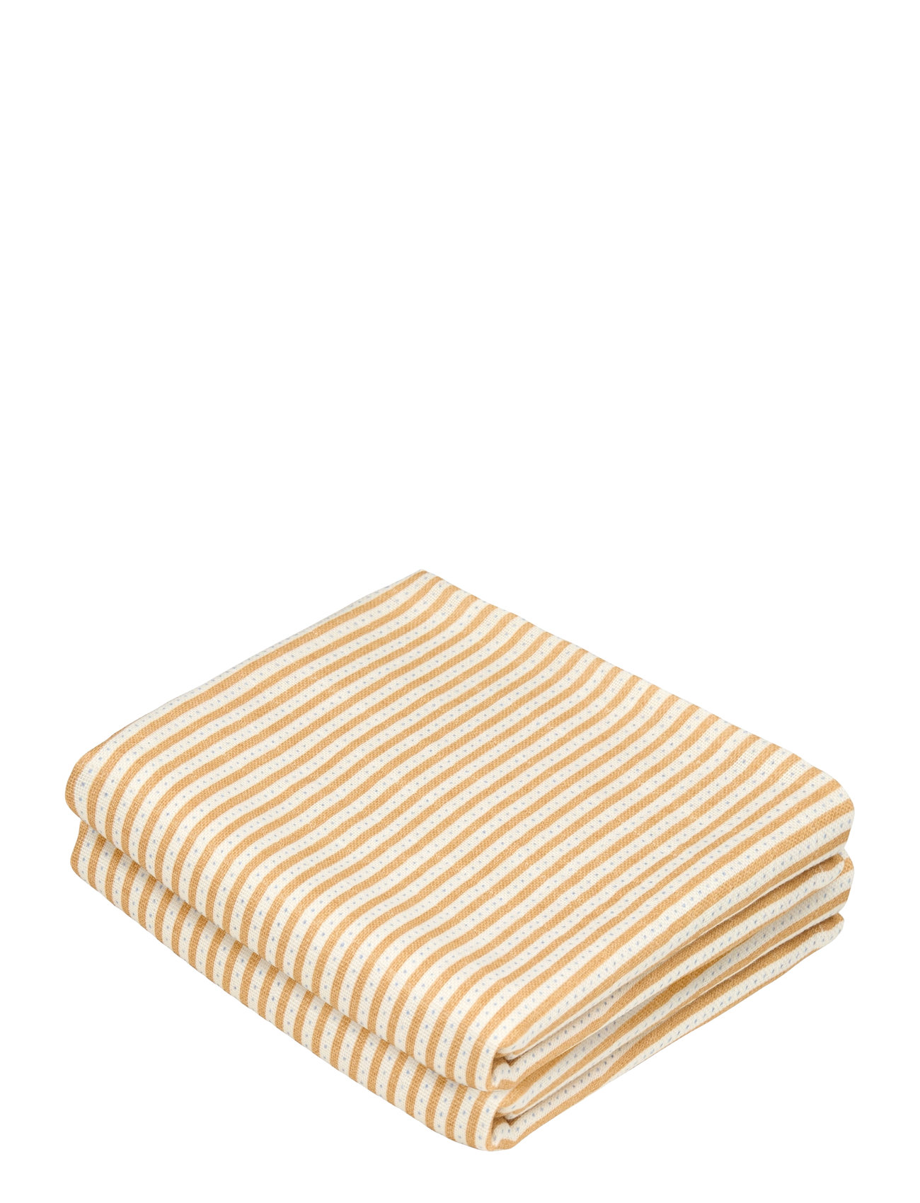 Cam Cam Copenhagen Muslin Cloth, Printed, 2-Pack - Gots Beige