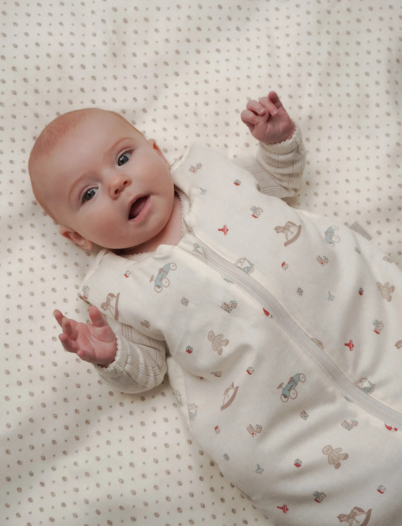 Cam Cam Copenhagen Sleeping Bag 0-6 Months - Ocs - Rowan, 0-6M, Cream, Babysøvn > Soveposer Til Babyer, Børn