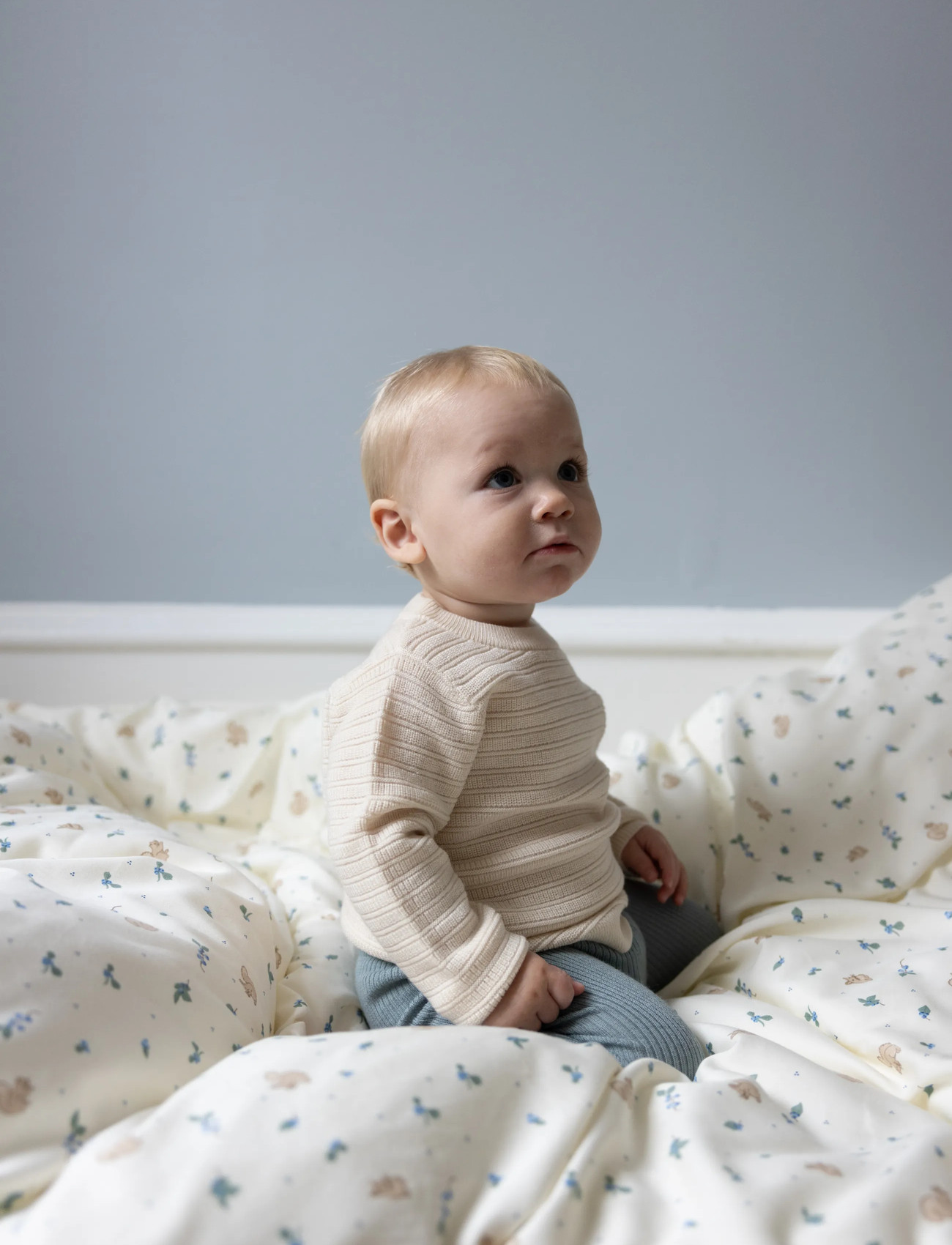 Cam Cam Copenhagen Bedding, Single, 140X200cm, One Size, Cream, Søvntid > Sengesæt, Børn