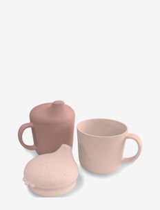 Flower Sippy Cup, 2 pack - tudkopper - rose mix