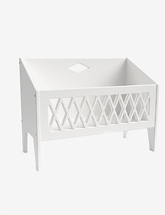 Harlequin  Book Bench - regale - white
