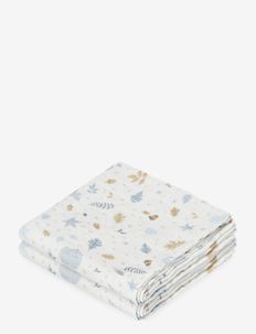 Muslin Cloth, Printed, 2 pack - muslin cloths - forest