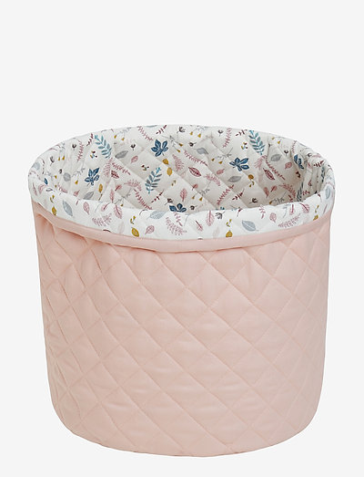 Quilted Storage Basket - storage baskets - blossom pink
