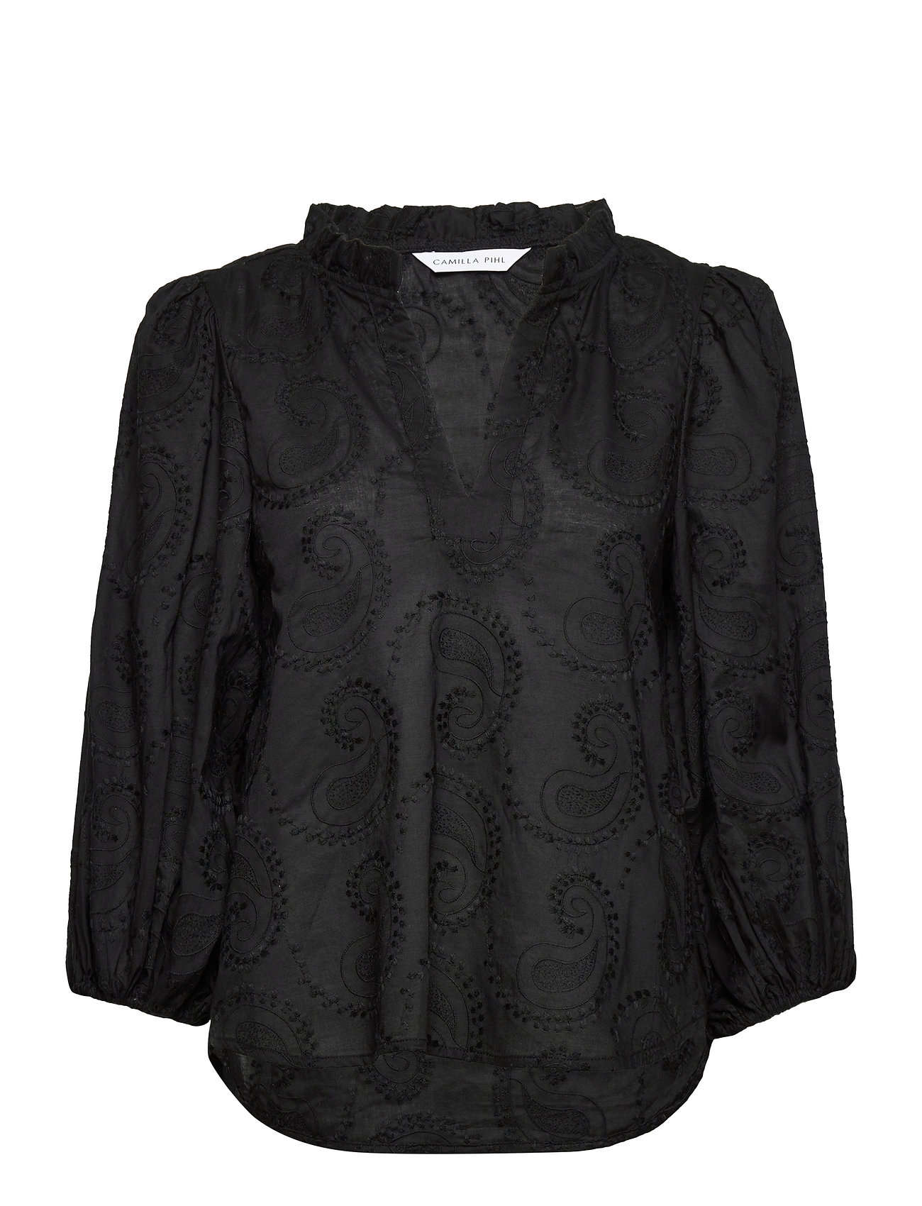 Camilla Pihl Trinidad Lace Blouse - Long sleeved blouses - Boozt.com