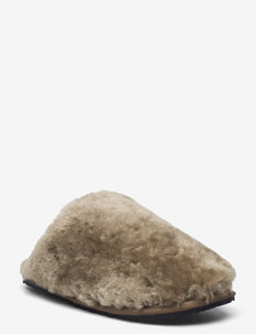 Maiken Shearling Slippers - chaussons - army