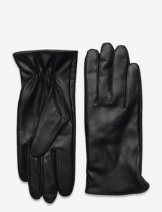 Piper Leather Gloves - pirkstu cimdi - black