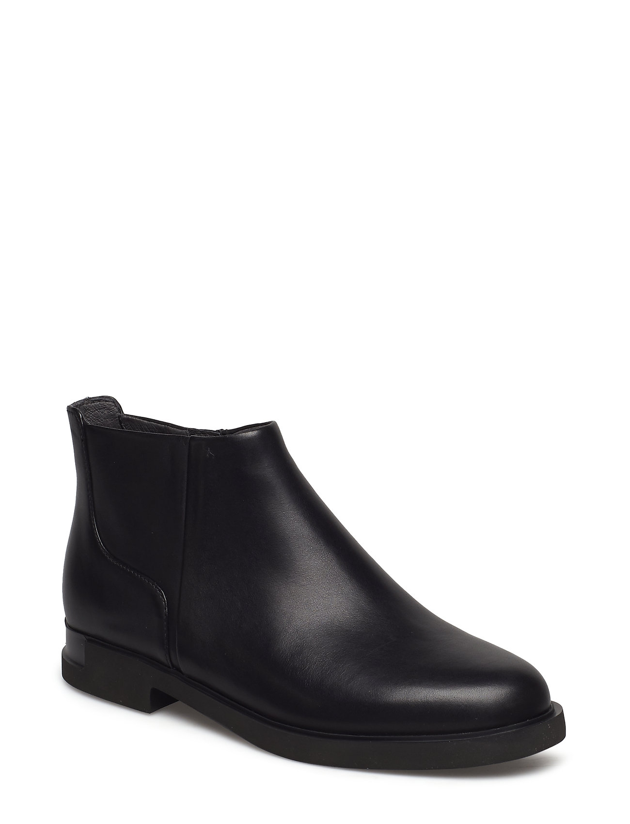 Iman Womens Enkellaars Zonder Hak Zwart Camper camper kopen in de aanbieding Iman Womens Enkellaars Zonder Hak Zwart Camper camper kopen in de aanbieding