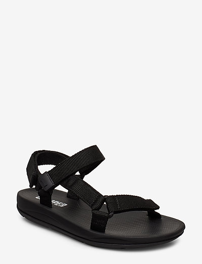 Match - flat sandals - black