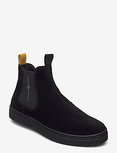 mount verm shoes black suede