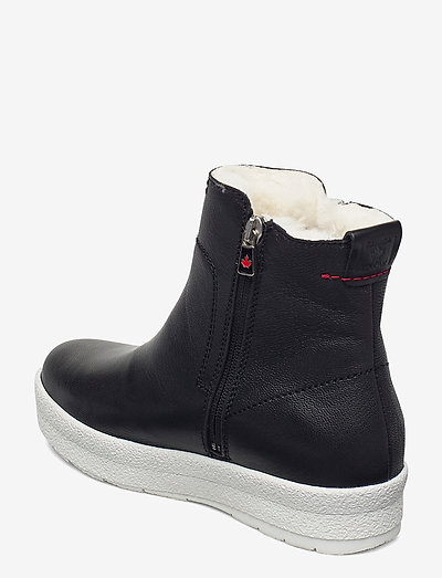 canada snow mount baker boots black suede