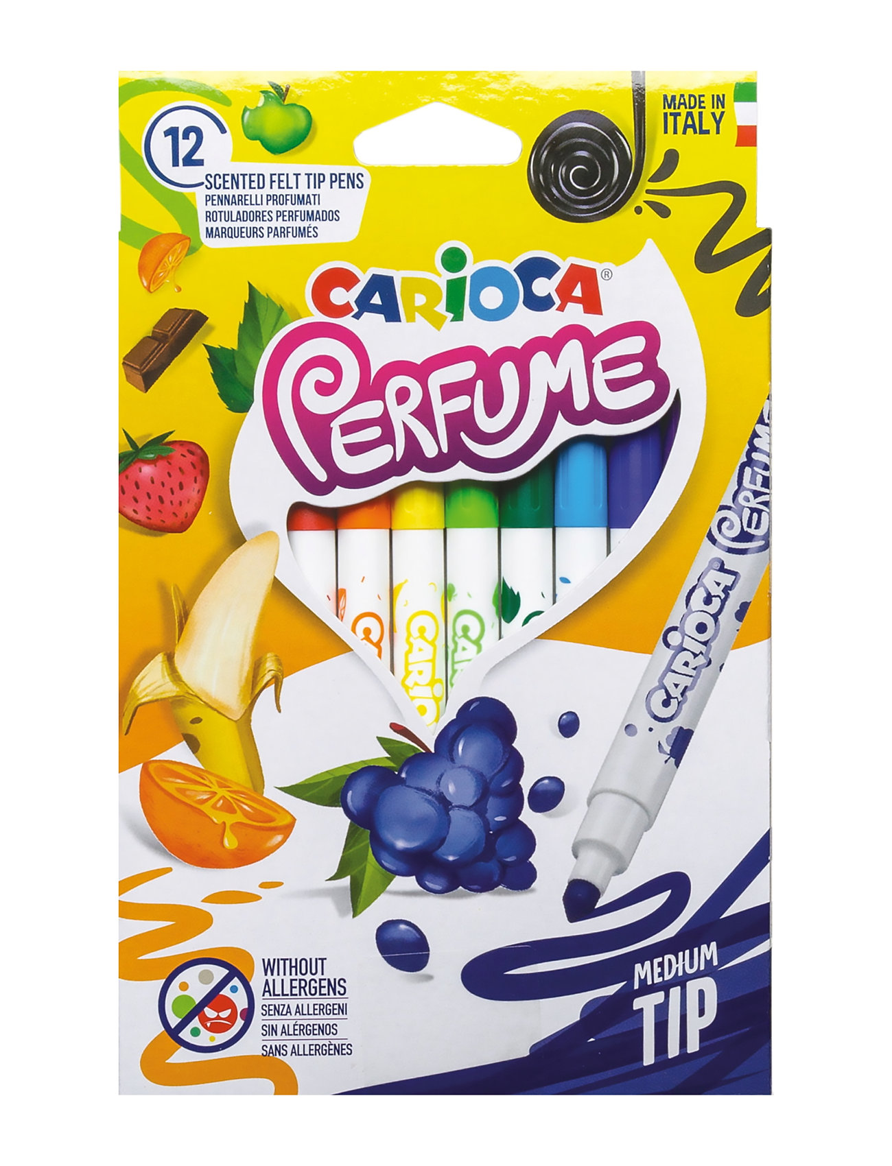 Carioca Doftfiberpennor Toys Creativity Drawing & Crafts Drawing Coloured Pencils Multi/patterned Carioca