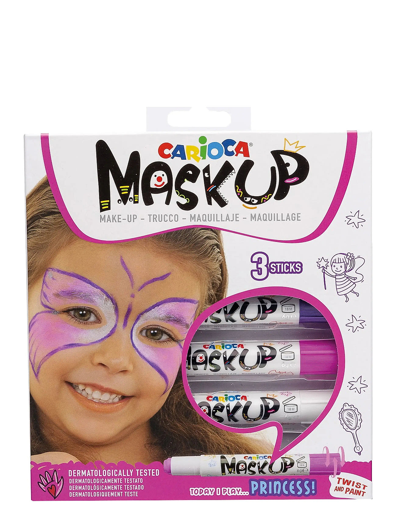 CARIOCA Carioca Mask-Up Älvprinsessa Patterned - One Size - Kinder