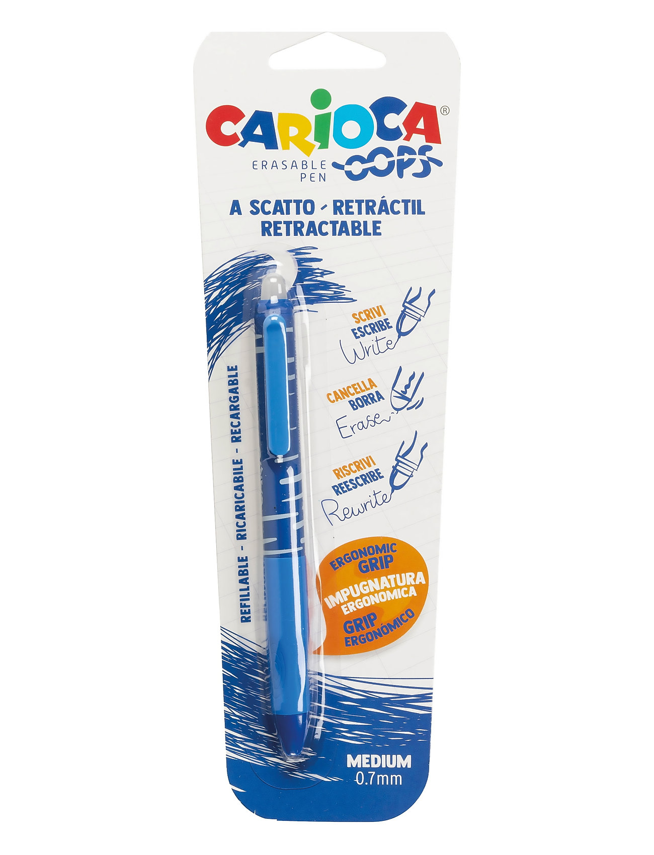 Carioca Carioca Suddbar Bläckpenna Blå Multi/patterned