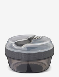 N'ice Cup, snack box with cooling disc - Grey - pusdienu kastītes & Ūdens pudeles - grey