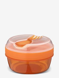N'ice Cup, snack box with cooling disc - Orange - lunch boxes & water bottles - orange
