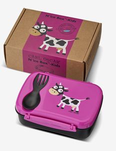 N'ice Box Kids, Lunch box with cooling pack - Purple - pusdienu kastītes & Ūdens pudeles - purple