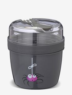 N'ice Cup - L, Kids, Lunch box with cooling disc - Grey - pusdienu kastītes & Ūdens pudeles - grey
