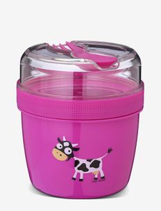 N'ice Cup - L, Kids, Lunch box with cooling disc - Purple - lunch boxes & water bottles - purple