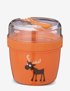 N'ice Cup - L, Kids, Lunch box with cooling disc - Orange - madkasser & vandflasker - orange