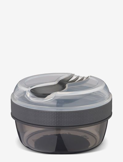 N'ice Cup, snack box with cooling disc - Grey - lunch boxes & water bottles - grey