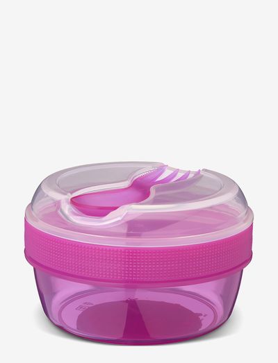 N'ice Cup, snack box with cooling disc - Purple - lunch boxes & water bottles - purple