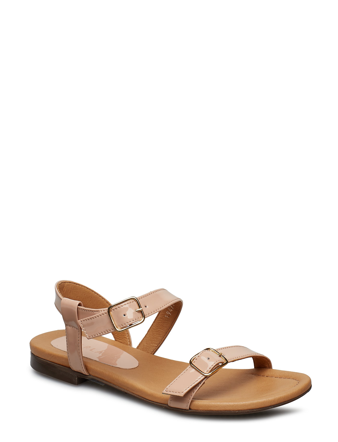 Carla F Sandals Platte Sandalen Beige carla f kopen in de aanbieding