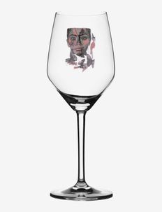 Butterfly Queen Rosé glass - punaviinilasit - clear with decal