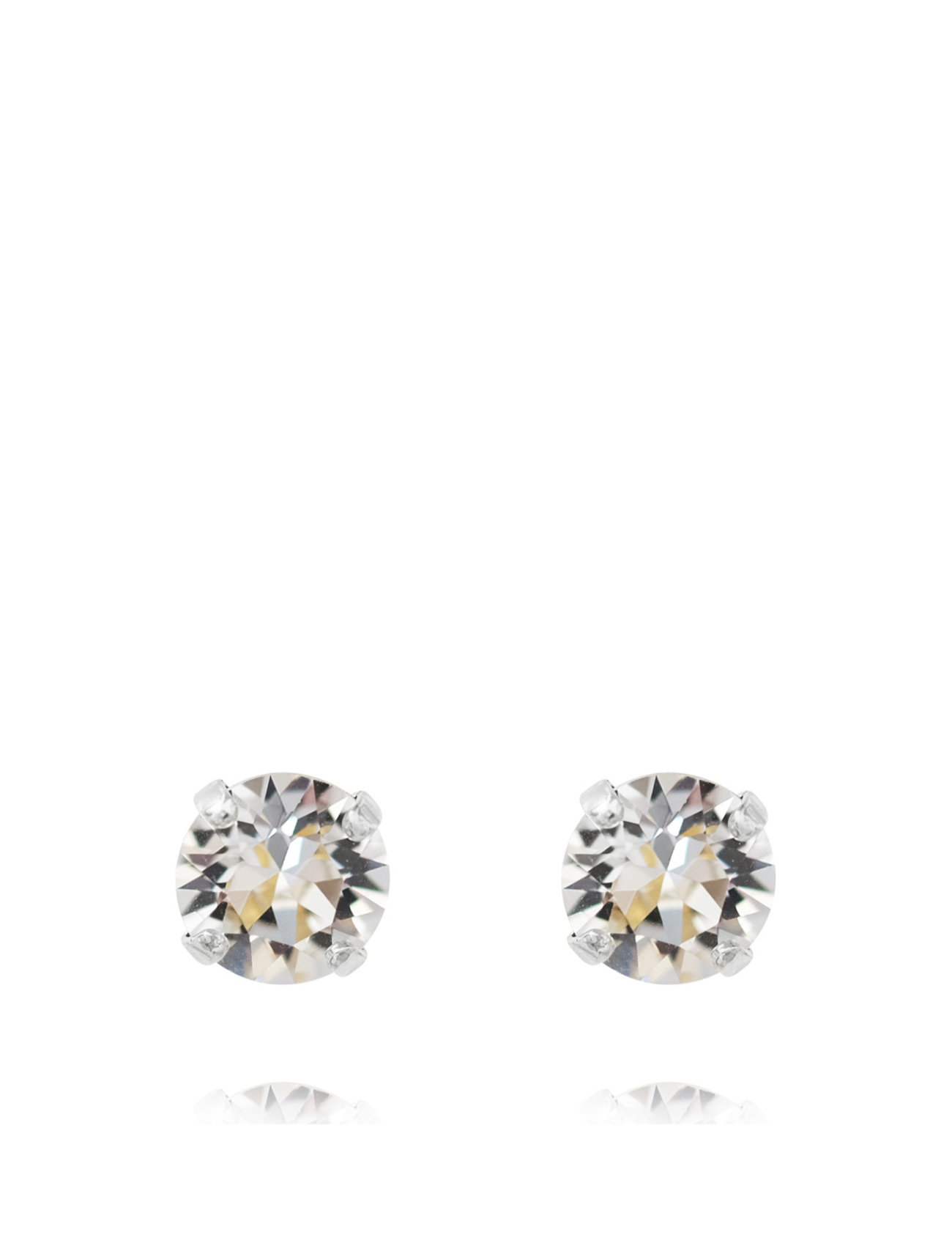 Caroline Svedbom Classic Stud Earring Rhodium, One Size, Silver, Øreringe > Ørestikker, Dame