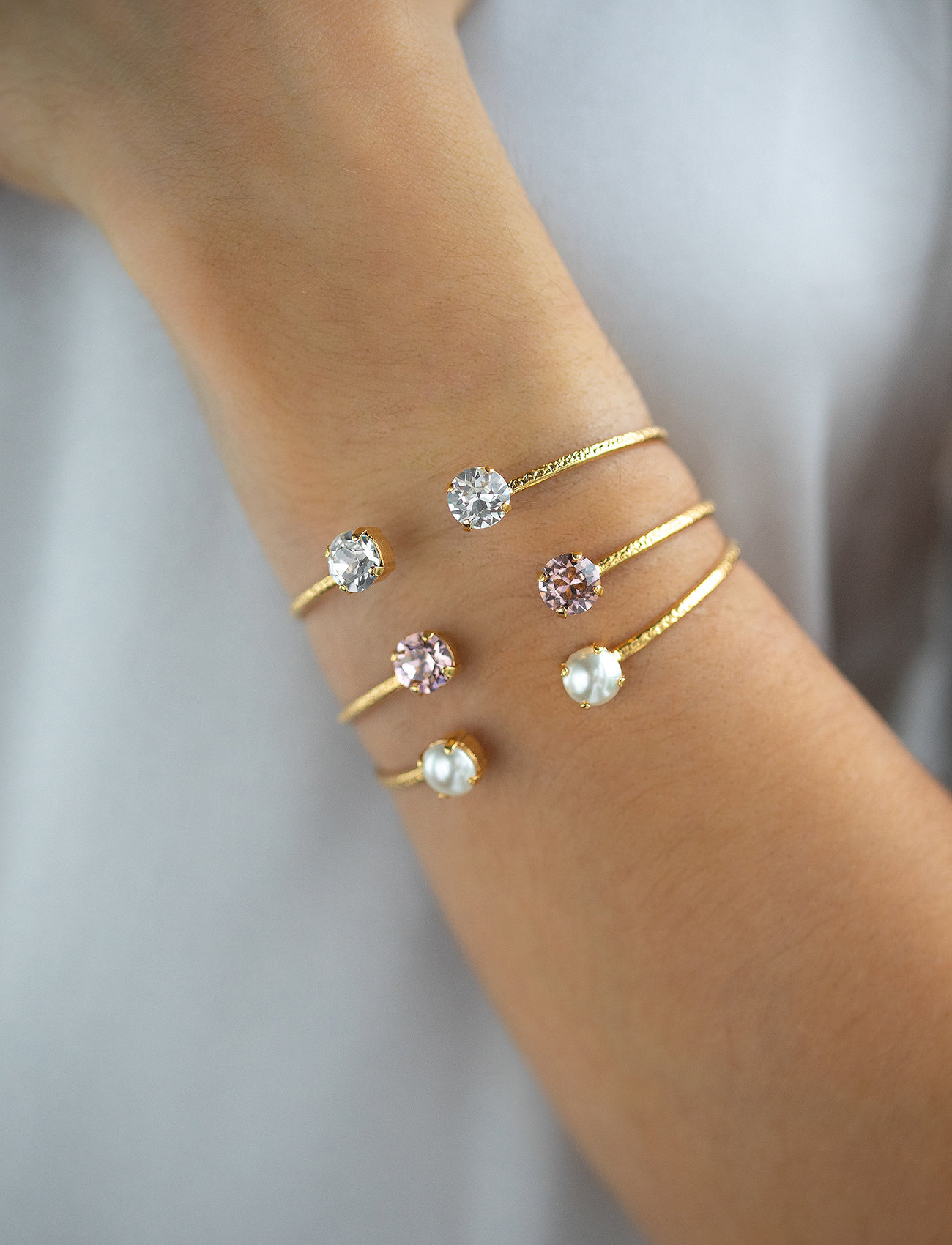 Caroline Svedbom Classic Petite Bracelet Gold, One Size, Gold, Armbånd > Armringe, Dame