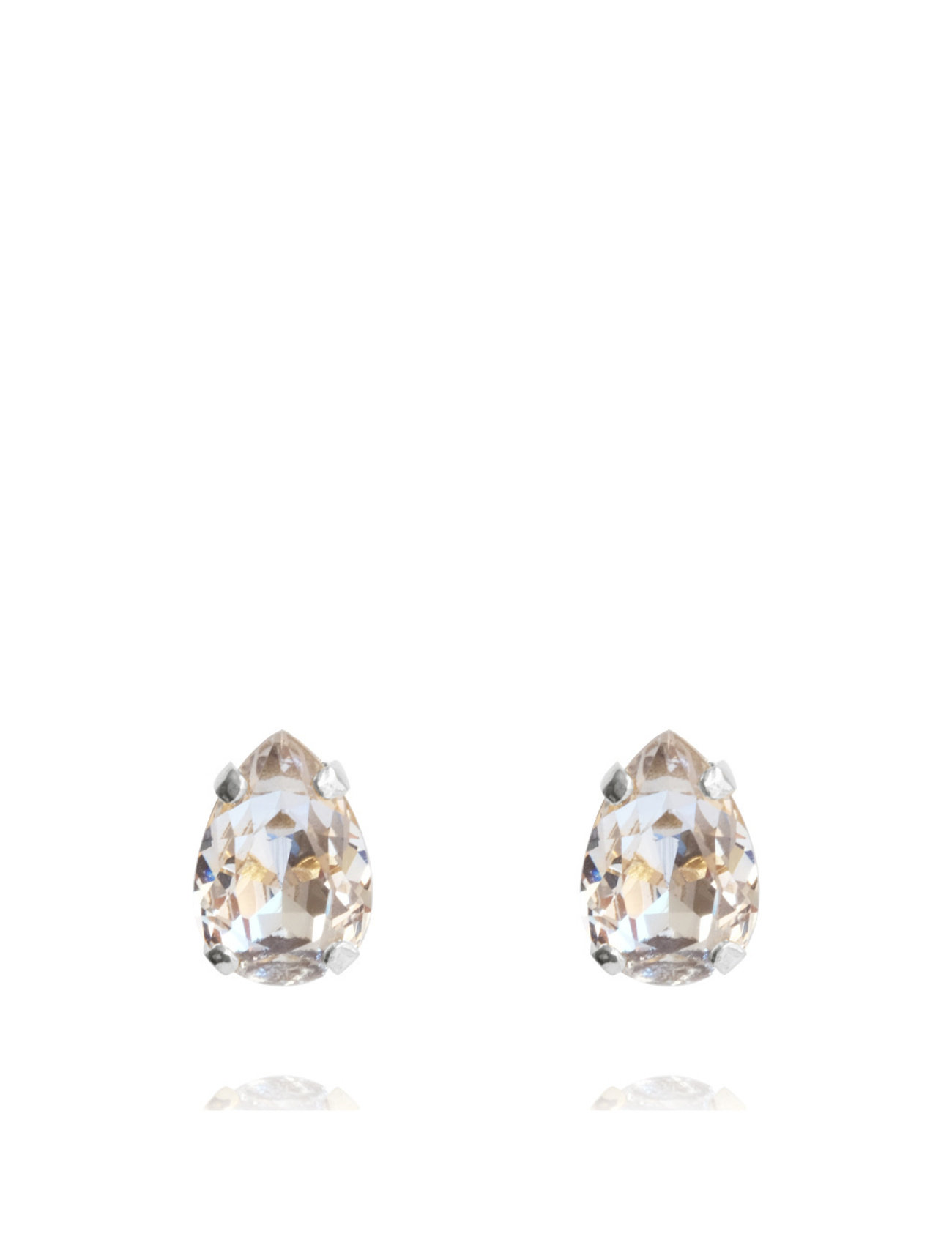 Caroline Svedbom Petite Drop Stud Earring, One Size, Silver, Øreringe > Ørestikker, Dame