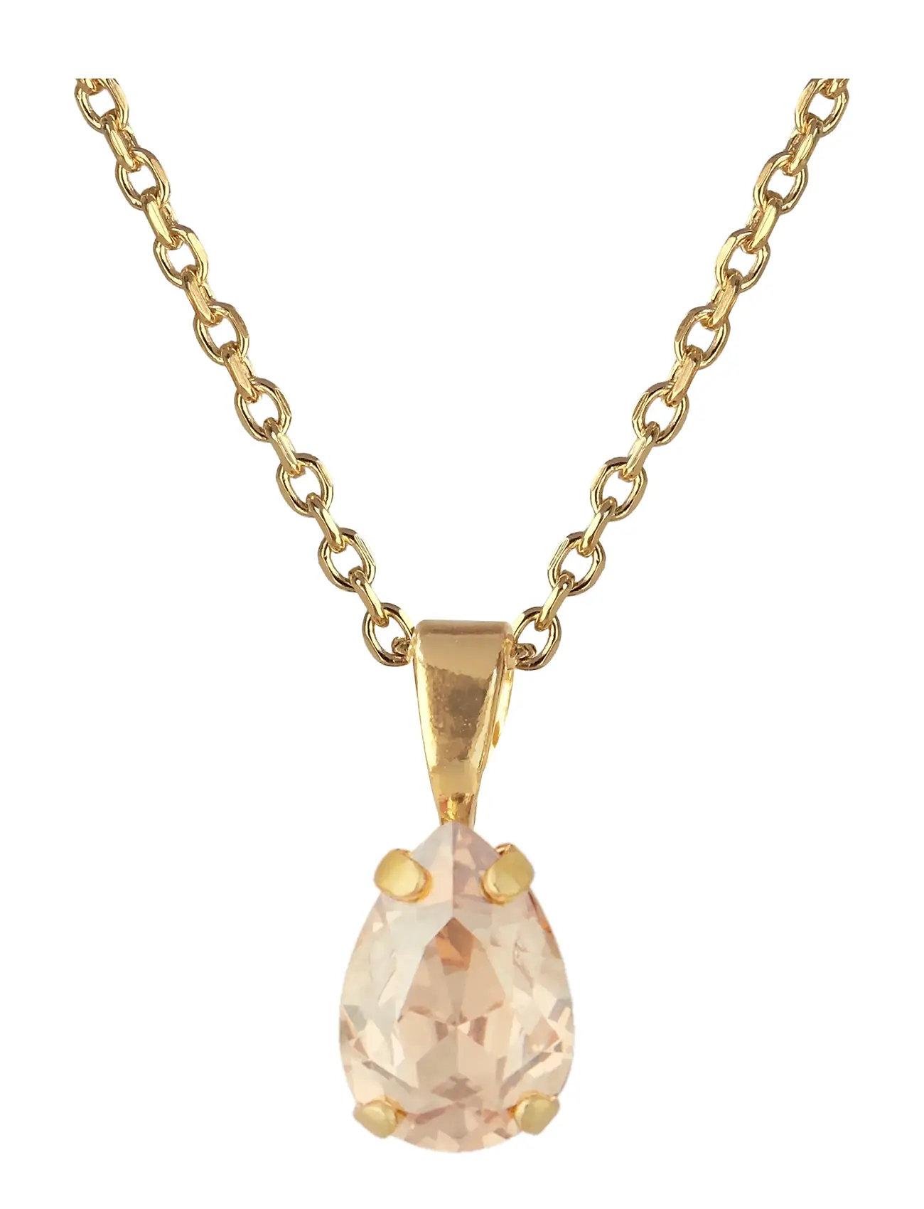 Caroline Svedbom Petite Drop Necklace Gold Guld