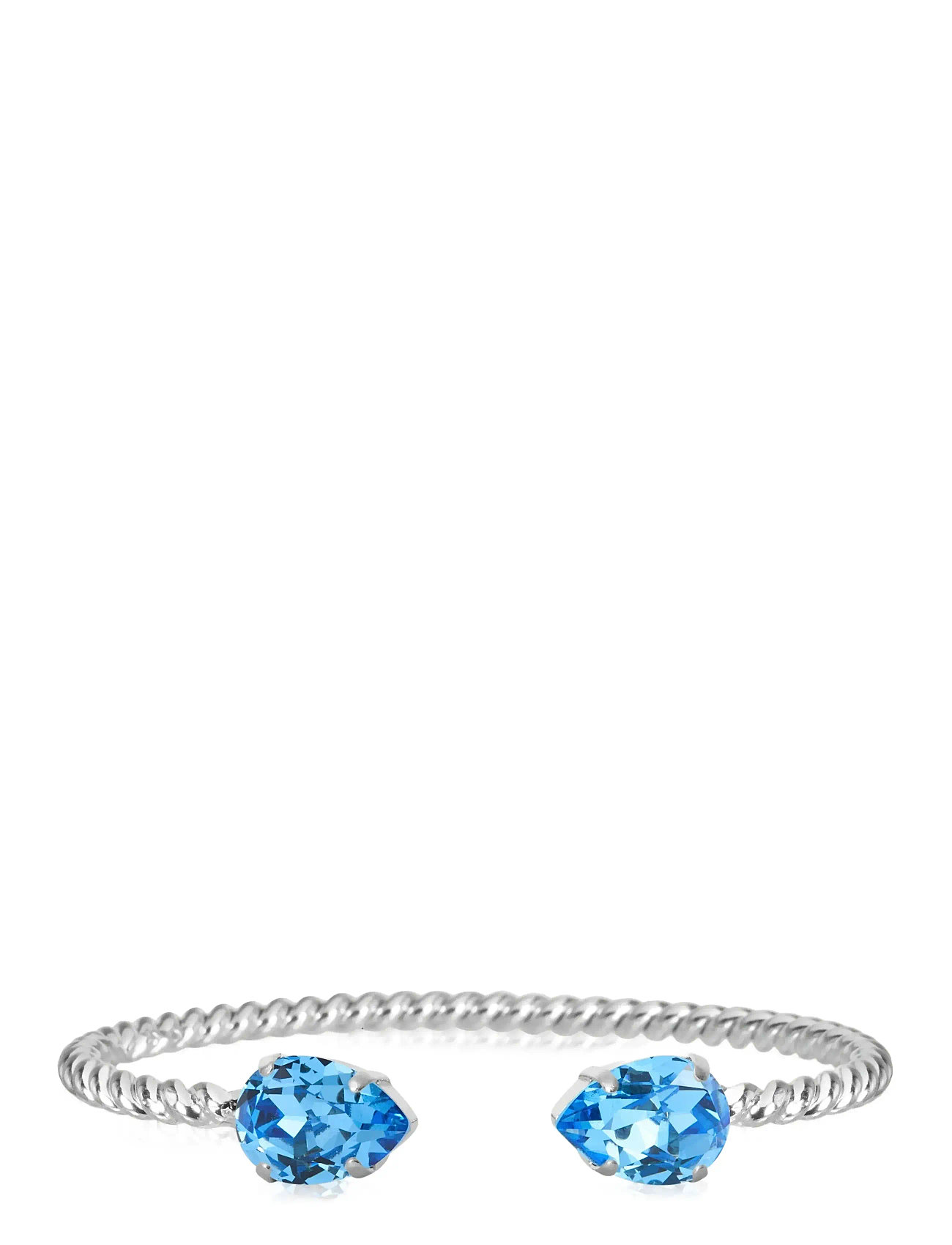 Caroline Svedbom Mini Drop Bracelet Rhodium, One Size, Silver, Armbånd > Armringe, Dame