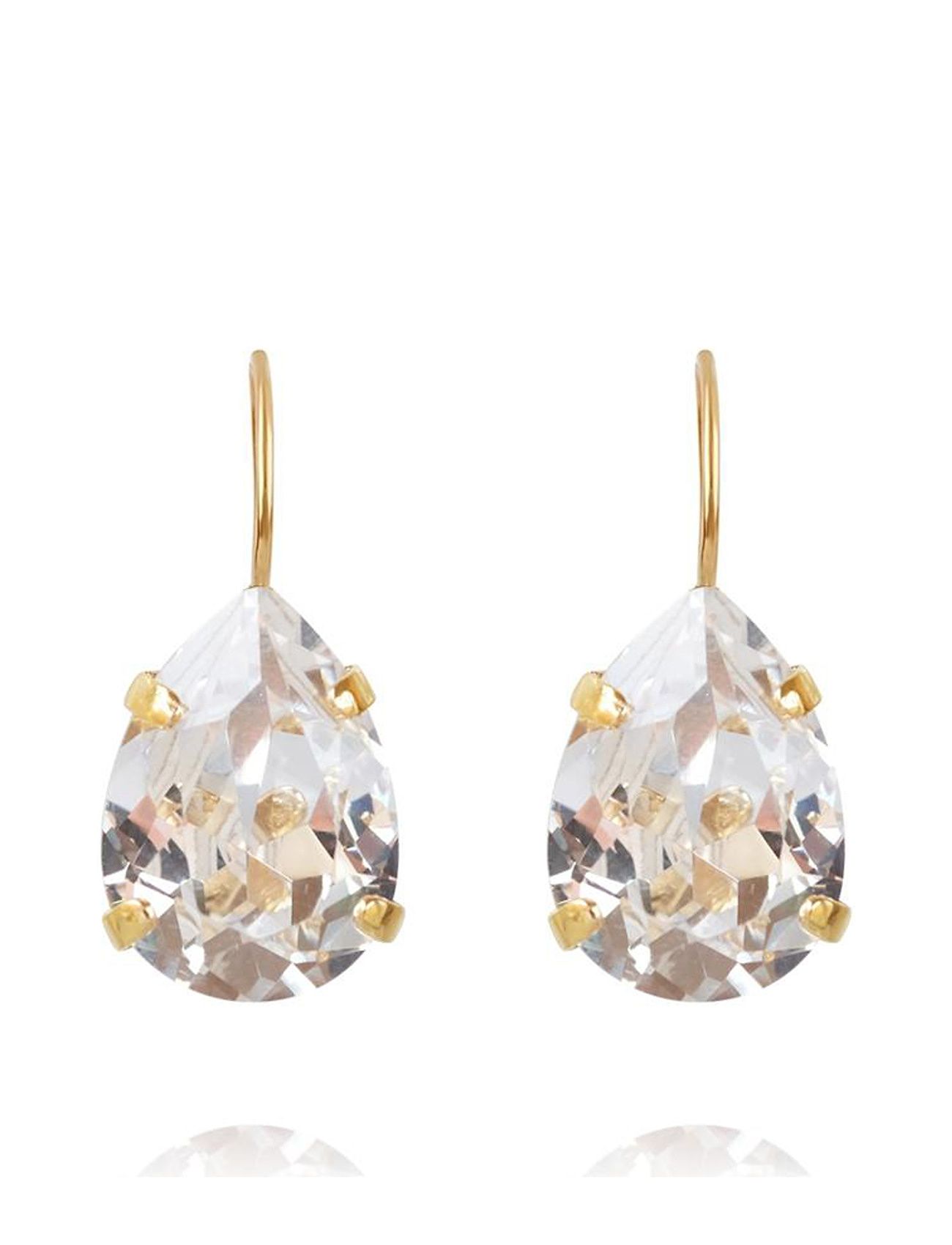 Caroline Svedbom Mini Drop Clasp Earrings Gold Guld