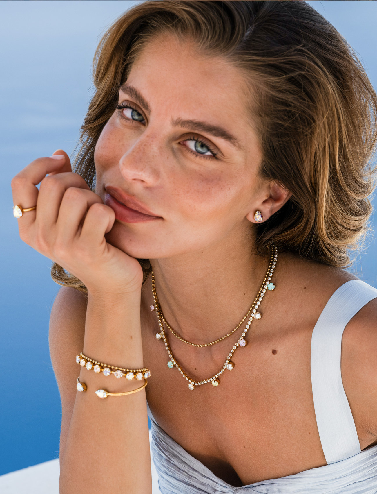 Caroline Svedbom Millie Necklace, One Size, Multi/patterned, Halskæder > Kædehalskæder, Dame