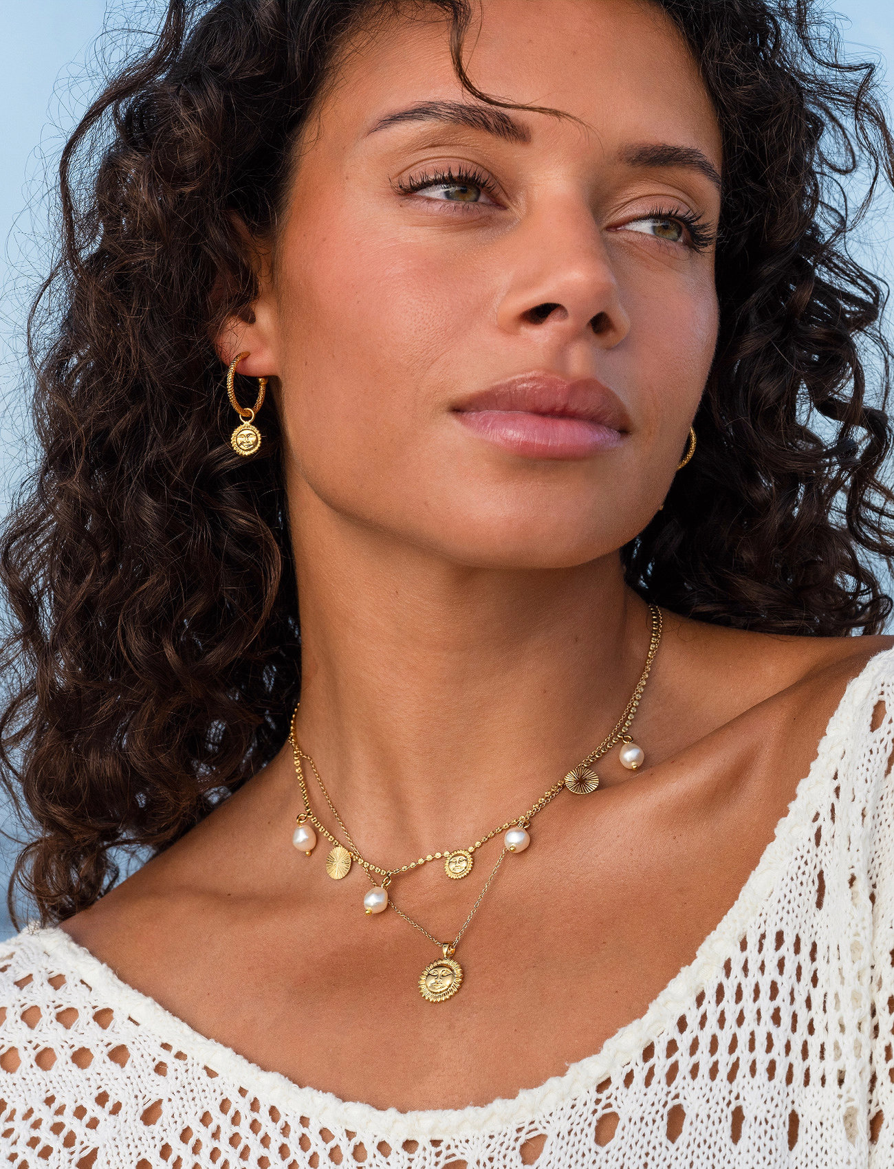 Caroline Svedbom Apollo Necklace Gold, One Size, Gold, Halskæder > Kædehalskæder, Dame