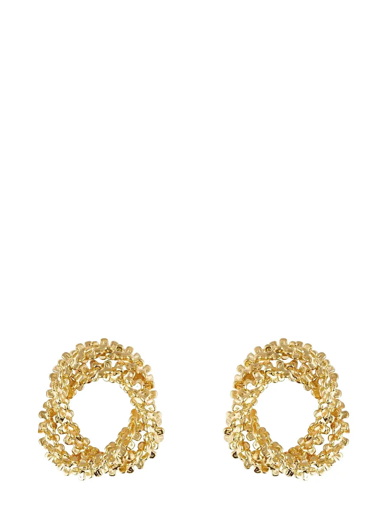 Caroline Svedbom Gemma Knot Earrings Gold, One Size, Gold, Øreringe > Creoler, Dame
