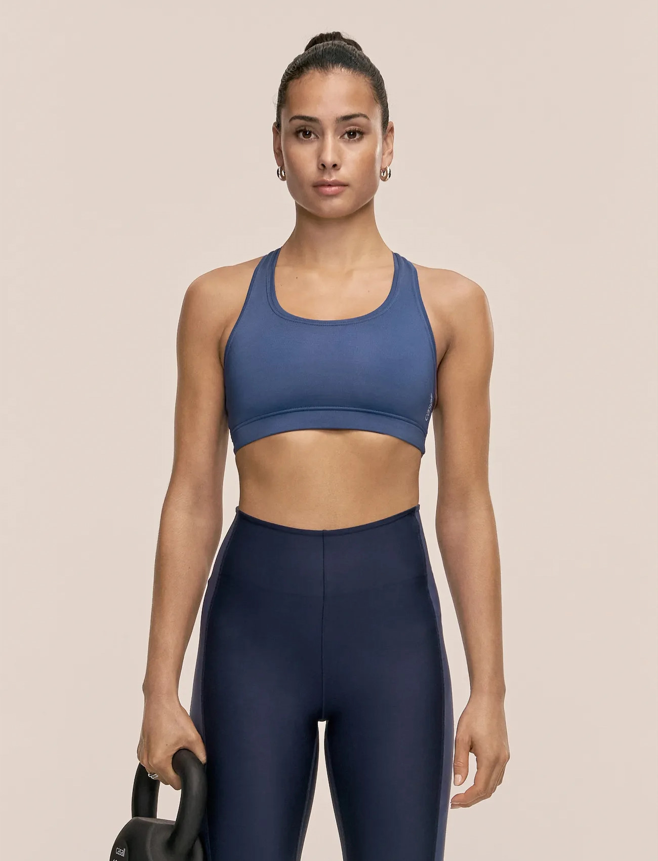 Casall Iconic Sports Bra, XL/CD, Blue, Bh'Er Og Toppe > Sports-Bh'Er - Alle, Dame