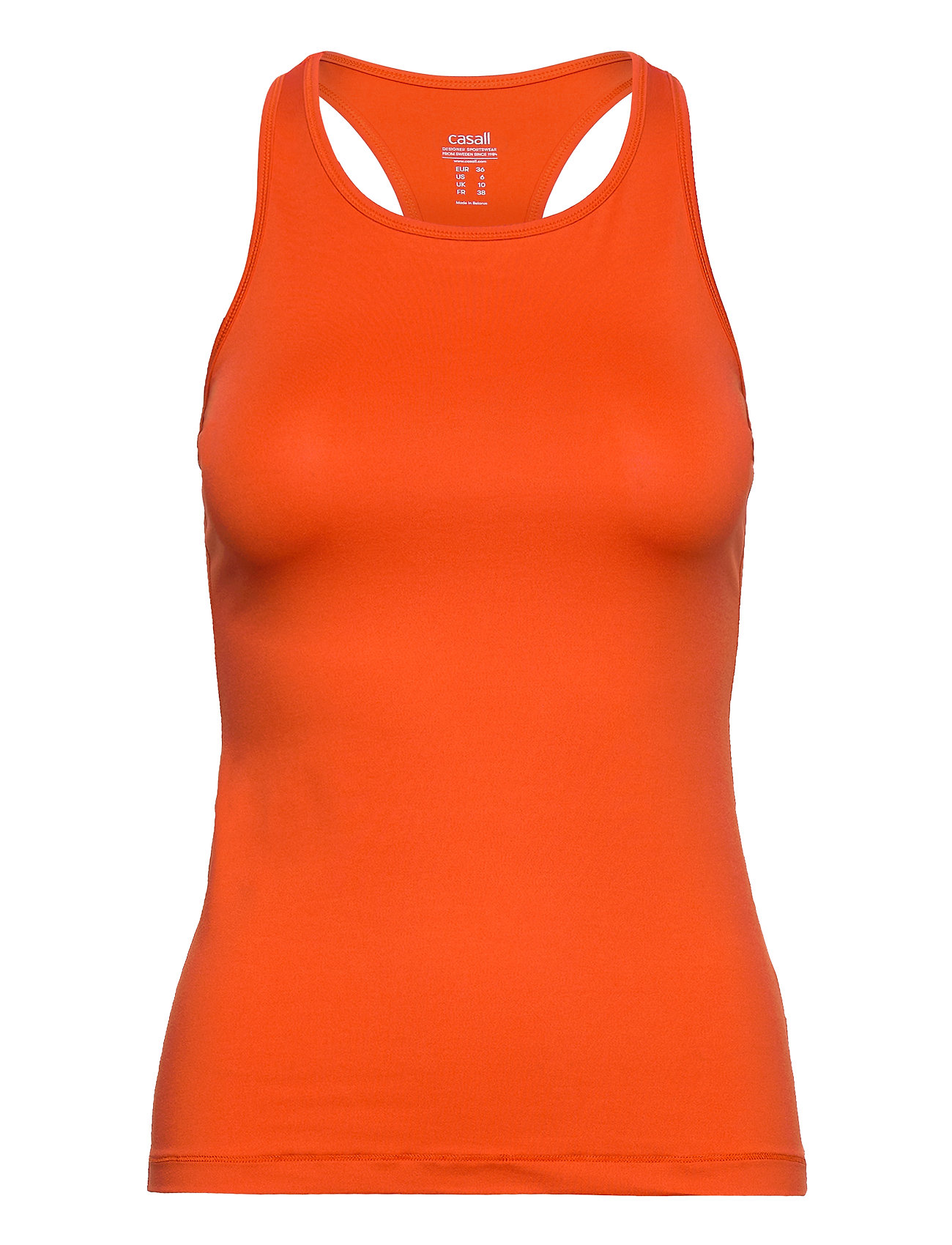 Essential Racerback T-shirts & Tops Sleeveless Orange Casall