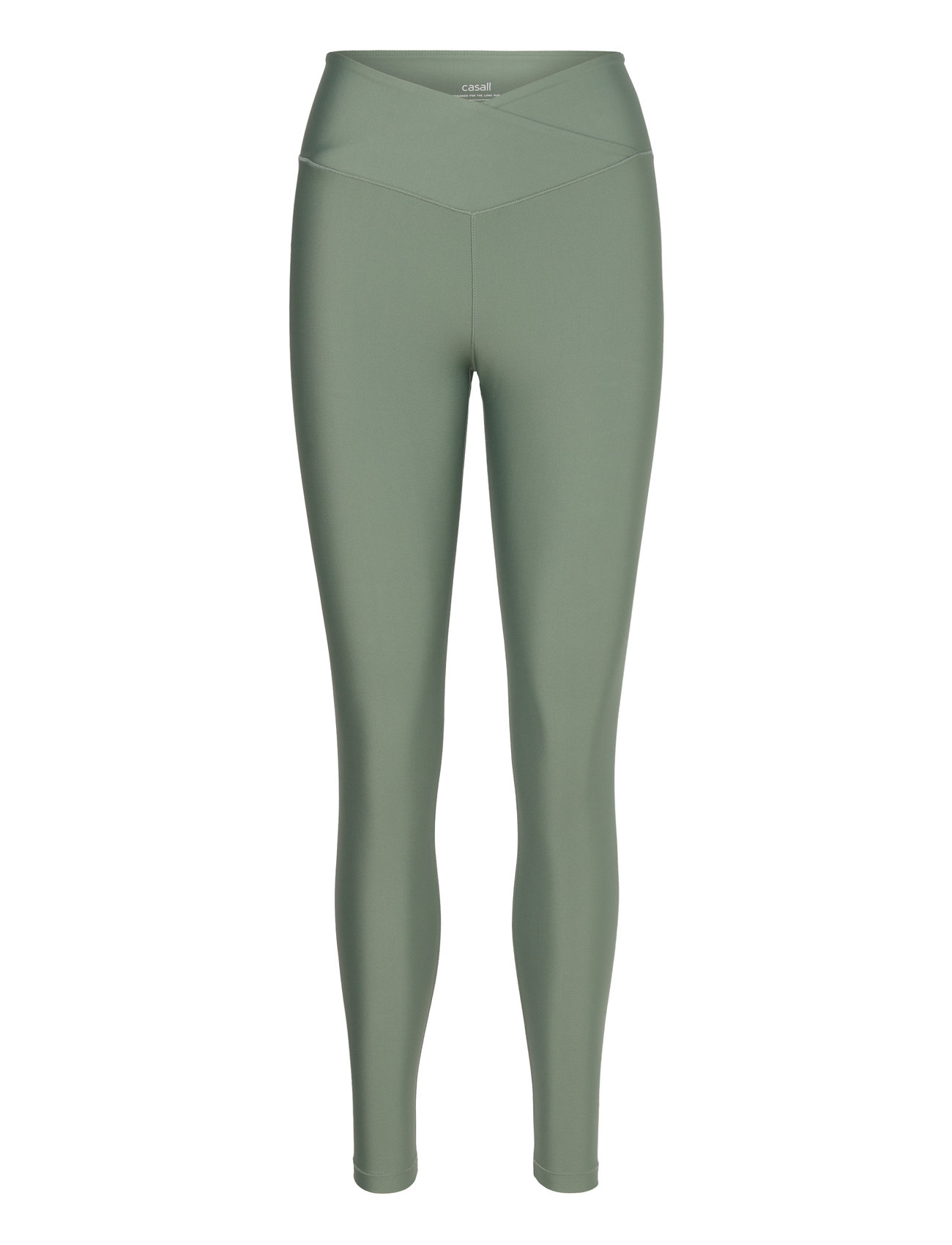 Overlap High Waist Tights Green Casall