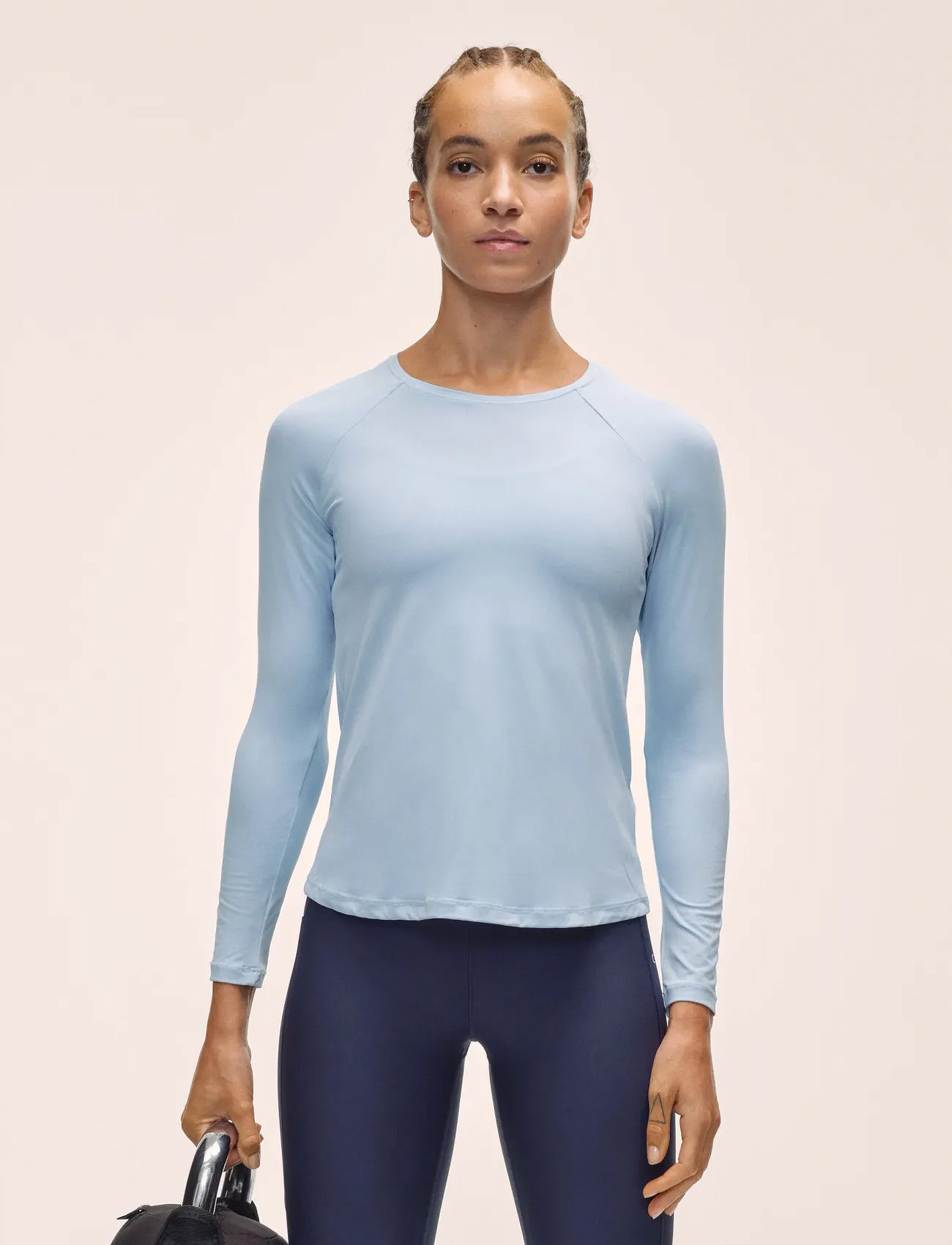 Casall Essential Long Sleeve, XS, Blue, Sports Overdele & T-shirts > Sport Long Sleeve Overdele, Dame