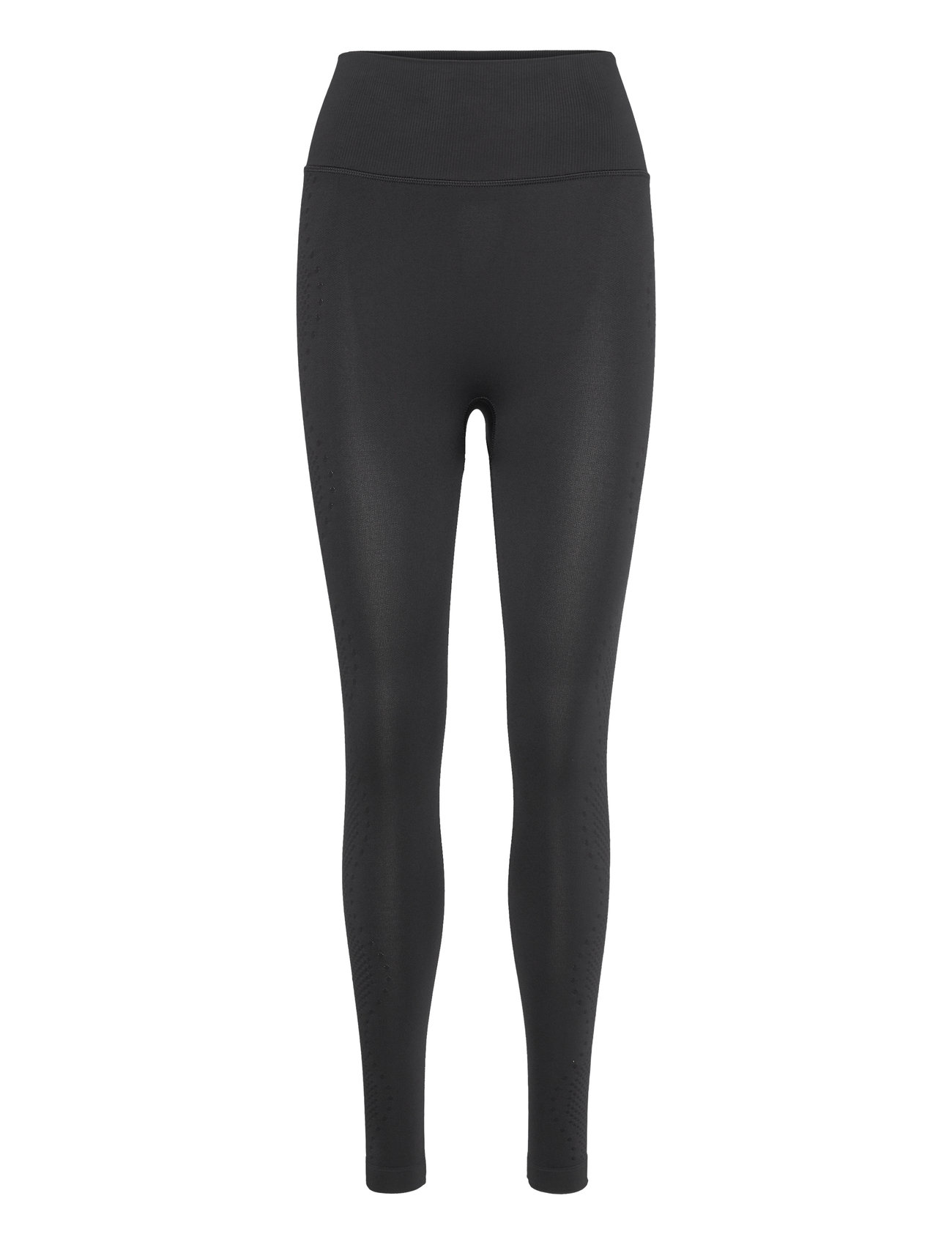 Scallop High Waist Seamless Tights Black Casall